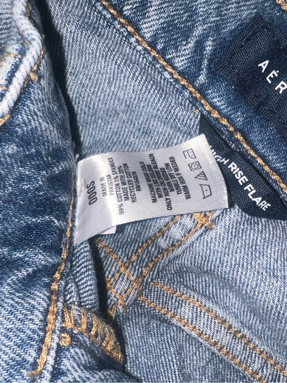 Aeropostale Light Blue High Rise Flare Jeans